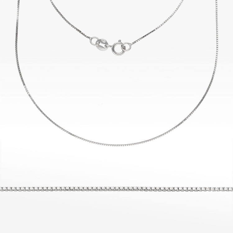 Łańcuszek ze złota kostka pełny