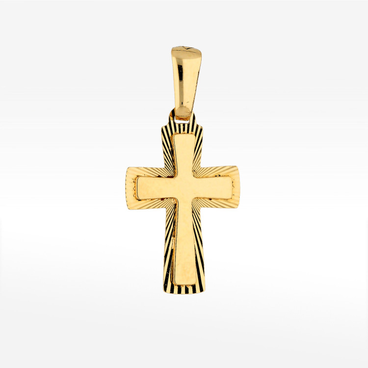 Zawieszka ze złota krzyżyk