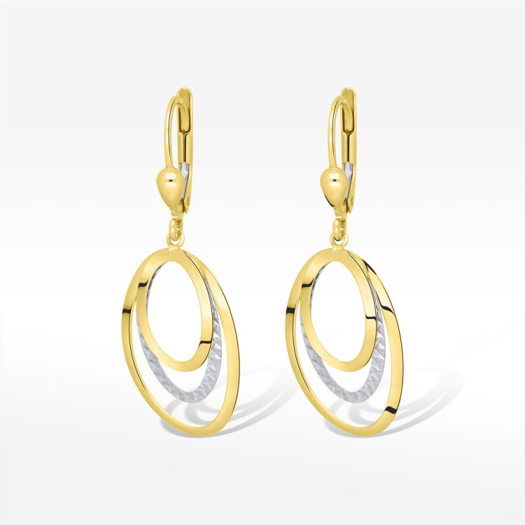 Kolczyi ze złota wiszące