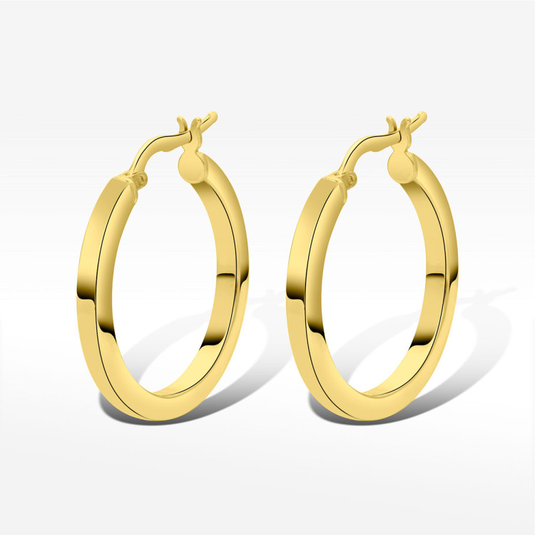 Kolczyki ze złota 2.4cm koła