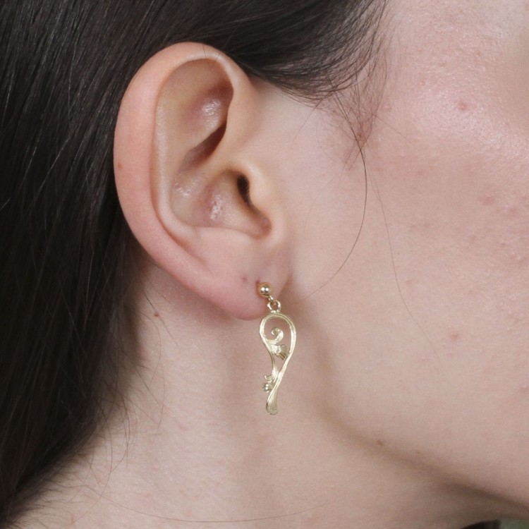 Dall'acqua Kolczyki ze złota