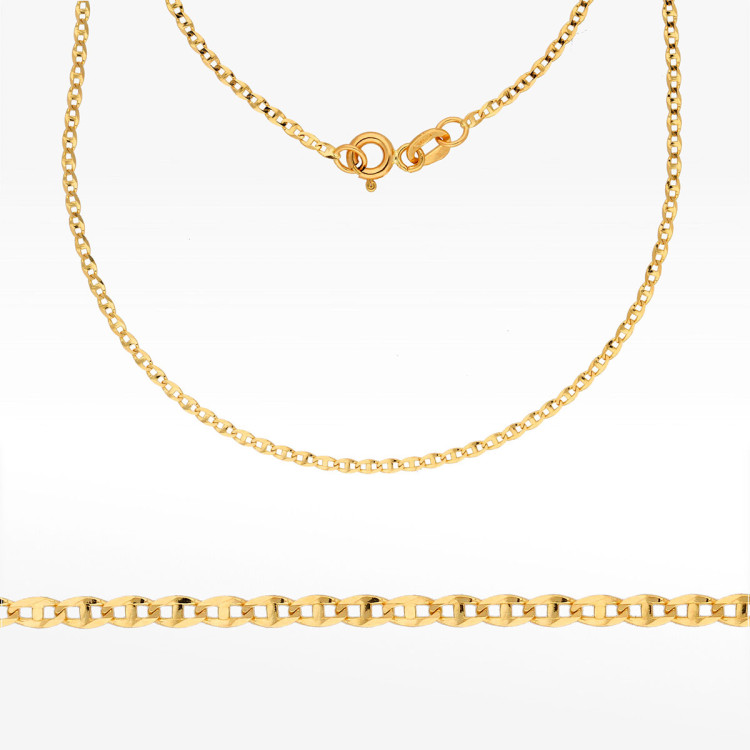 Łańcuszek ze złota gucci pełny