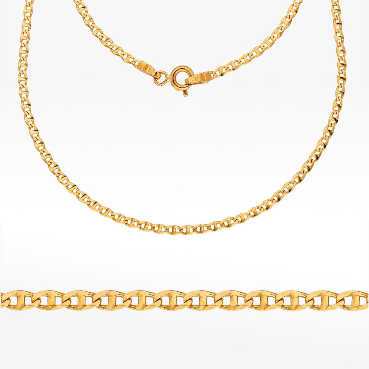 Łańcuszek ze złota gucci pełny