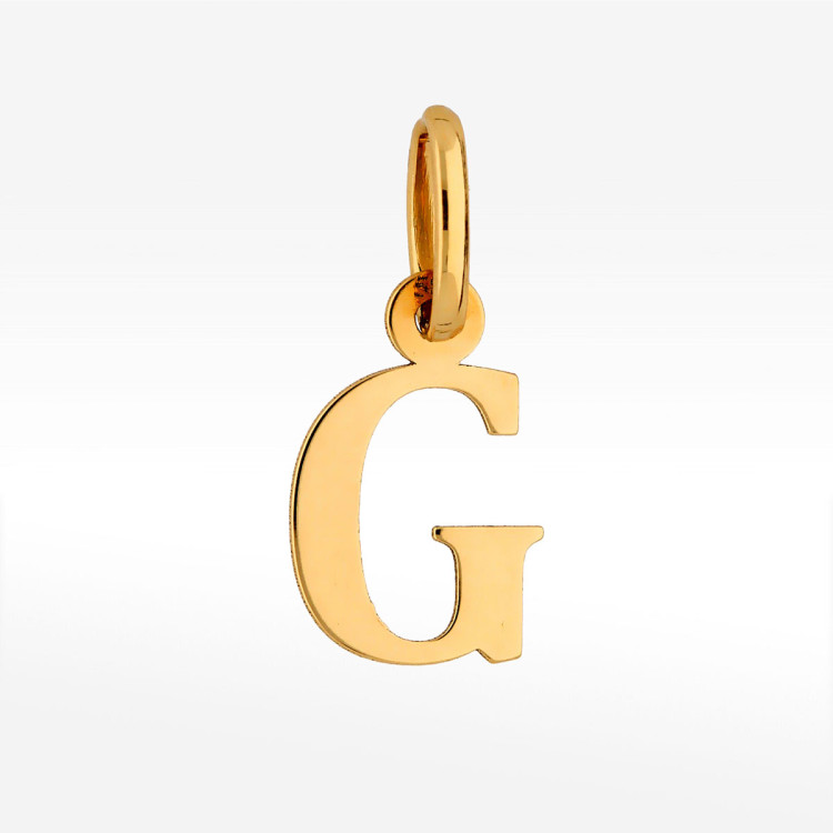 Zawieszka ze złota litera G