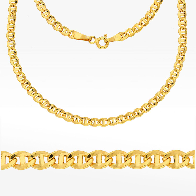 Łańcuszek ze złota gucci pełny