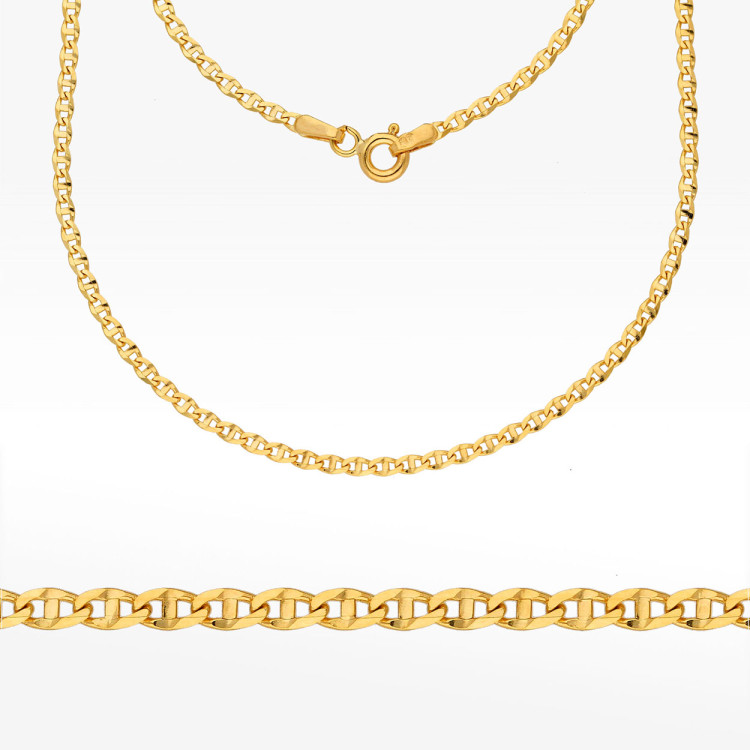 Łańcuszek ze złota gucci pełny