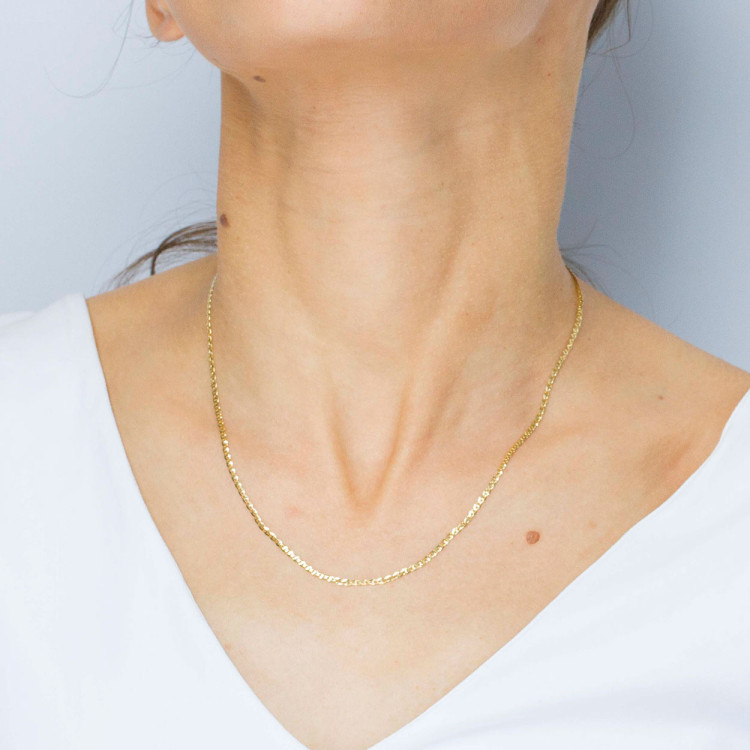 Łańcuszek ze złota gucci pełny