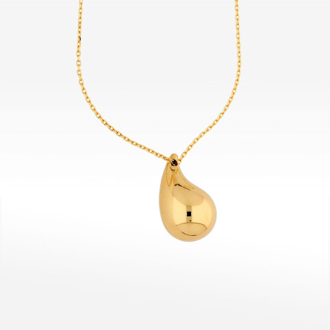 Naszyjnik ze złota 42-45cm z łezką