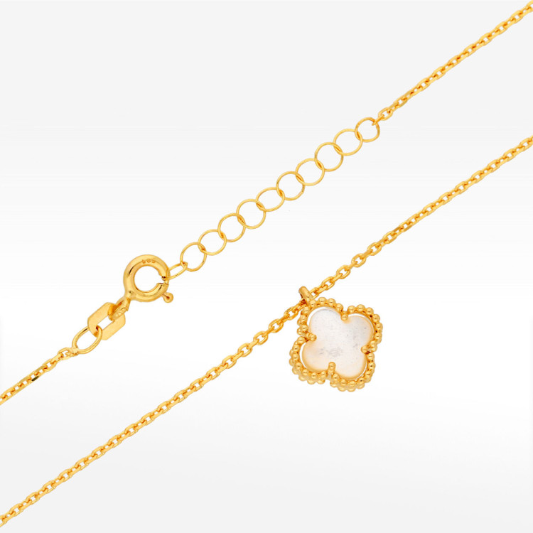 Naszyjnik ze złota 42-45cm z masą perłową