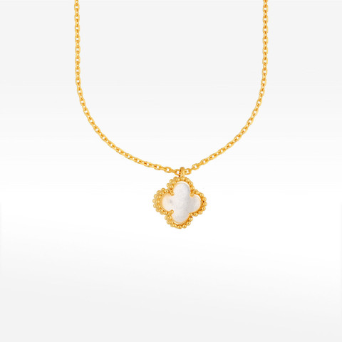 Naszyjnik ze złota 42-45cm z masą perłową