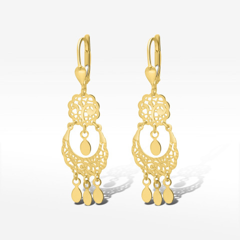 Kolczyki ze złota wiszące