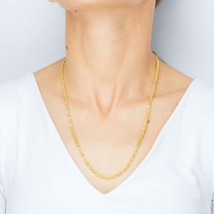 Łańcuszek ze złota kord