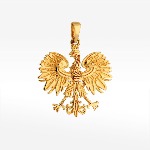 Zawieszka ze złota orzeł