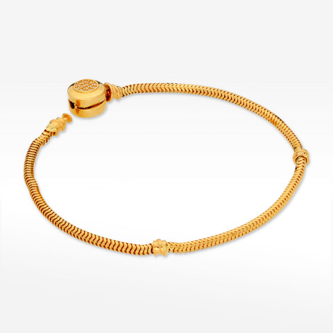 Bransoletka ze złota z białymi cyrkoniami