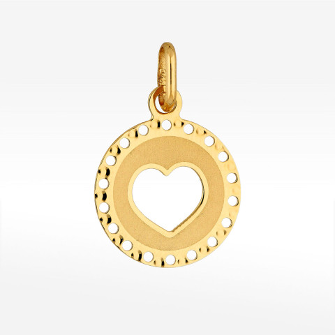 Zawieszka ze złota z sercem
