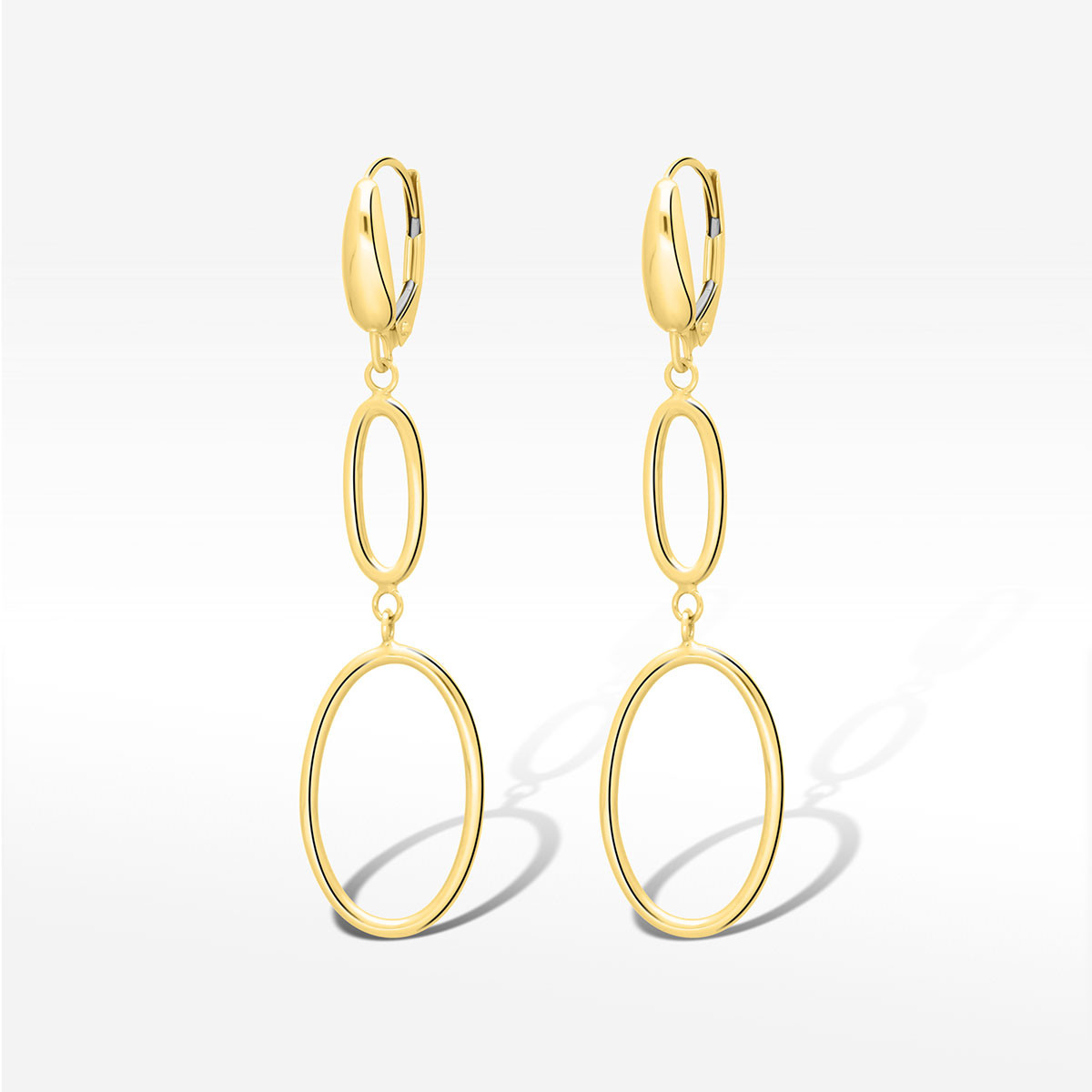 Dall'acqua kolczyki ze złota wiszące