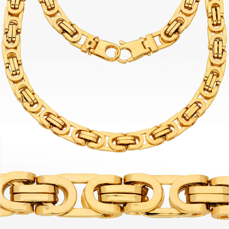 Łańcuszek ze złota królewski