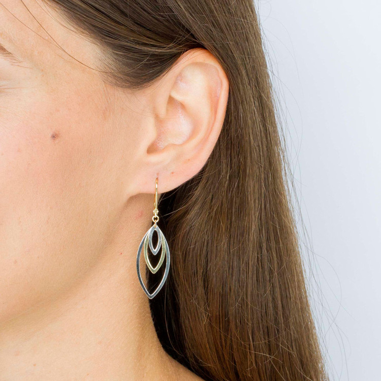 Kolczyki ze złota wiszące