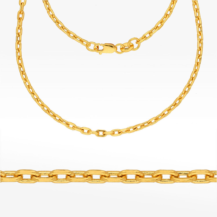 Łańcuszek ze złota ankier