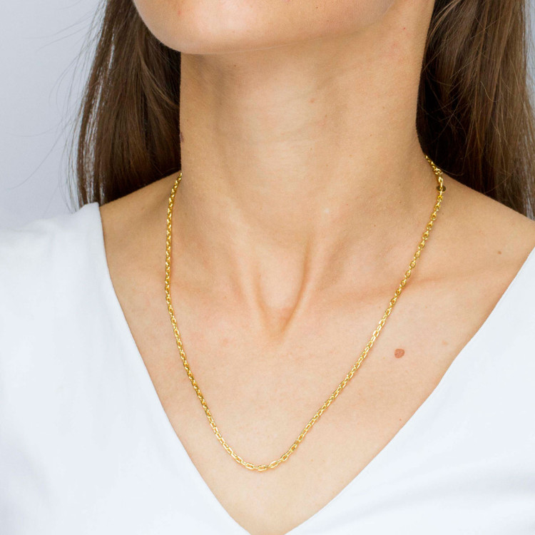 Łańcuszek ze złota ankier