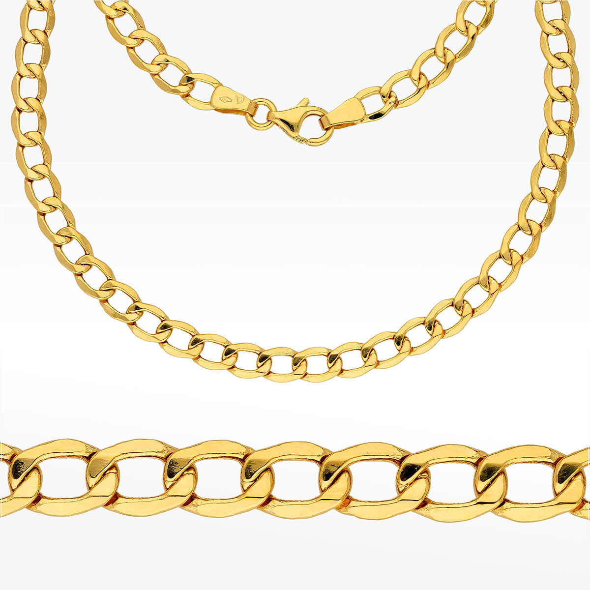 Łańcuszek ze złota pancerka