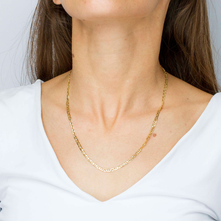 Łańcuszek ze złota gucci pełny