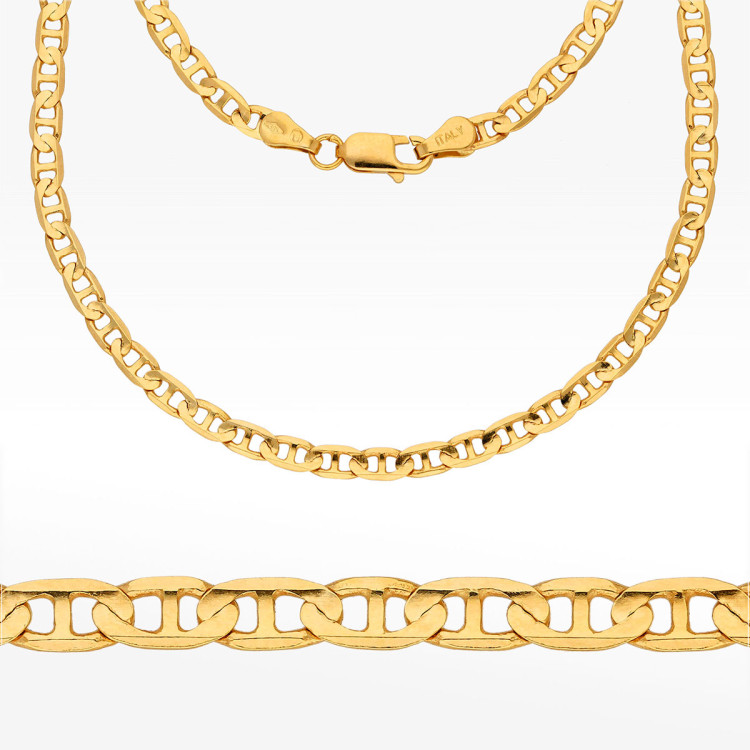 Łańcuszek ze złota gucci pełny