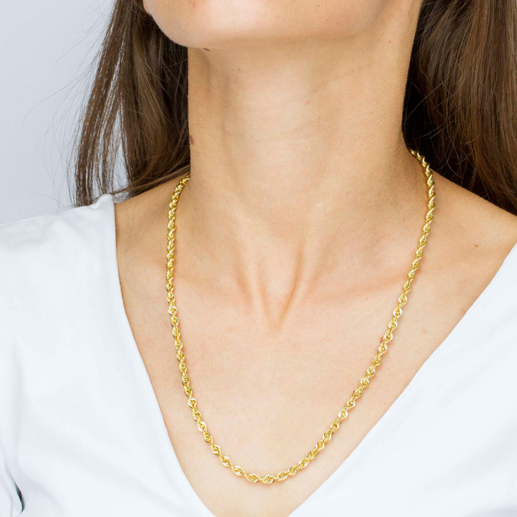 Łańcuszek ze złota kord