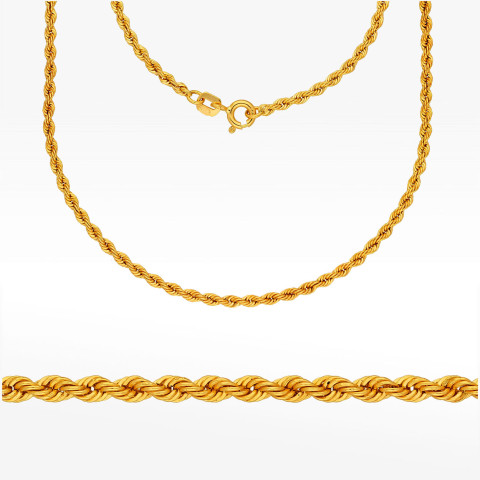 Łańcuszek ze złota kord