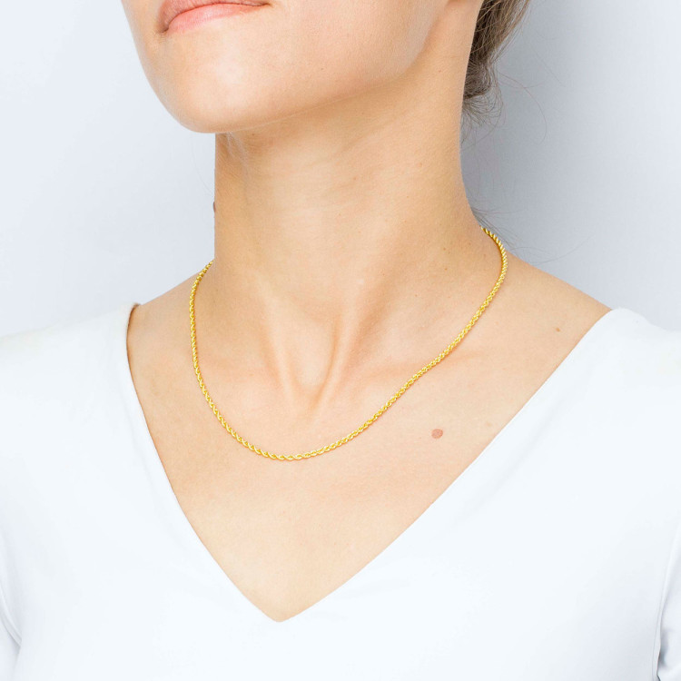 Łańcuszek ze złota kord