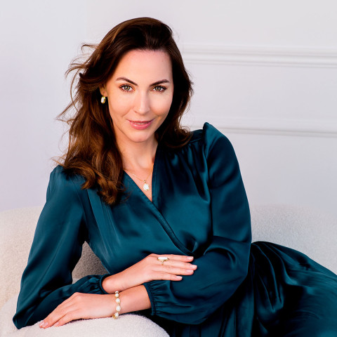 Bransoletka ze złota z opalem