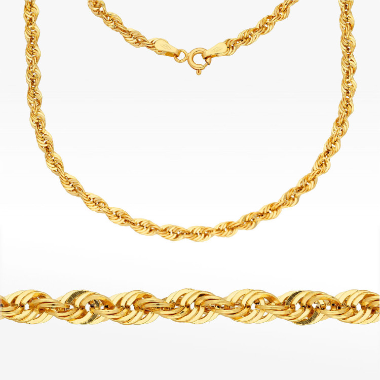 Łańcuszek ze złota kord