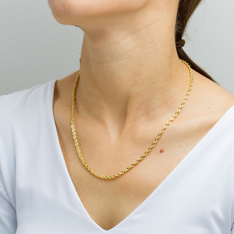 Łańcuszek ze złota kord