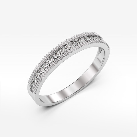 Pierścionek ze złota z cyrkoniami