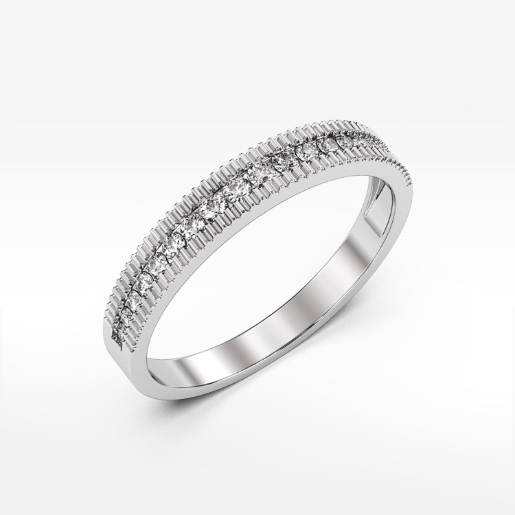 Pierścionek ze złota z cyrkoniami