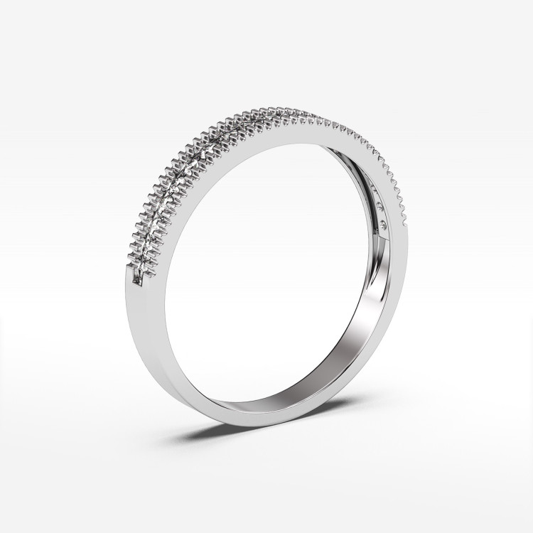 Pierścionek ze złota z cyrkoniami