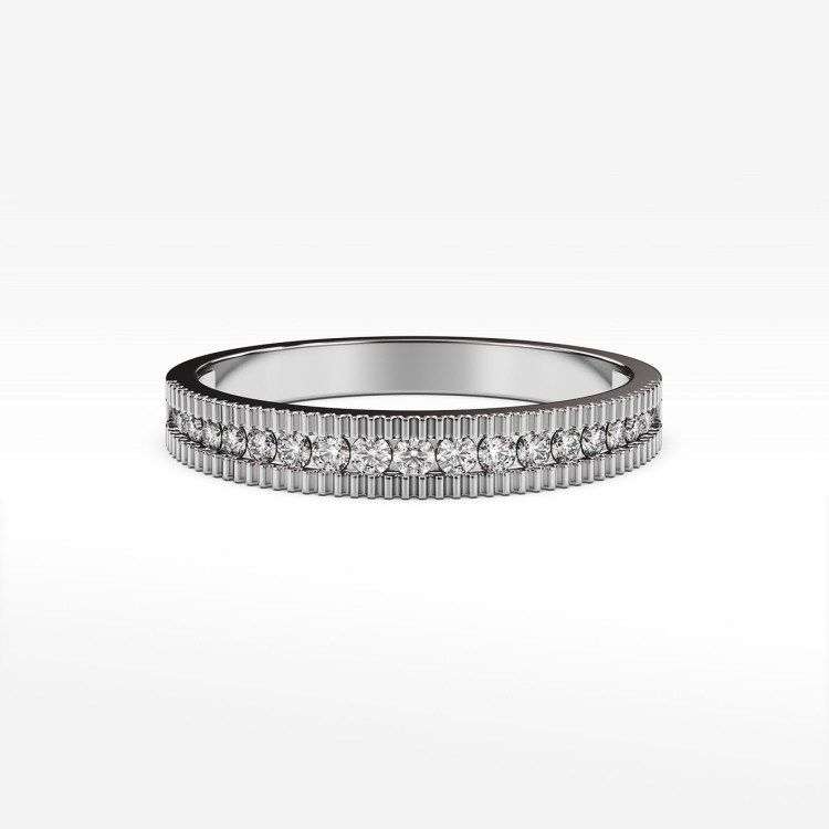 Pierścionek ze złota z cyrkoniami