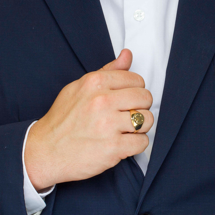 Sygnet ze złota orzeł