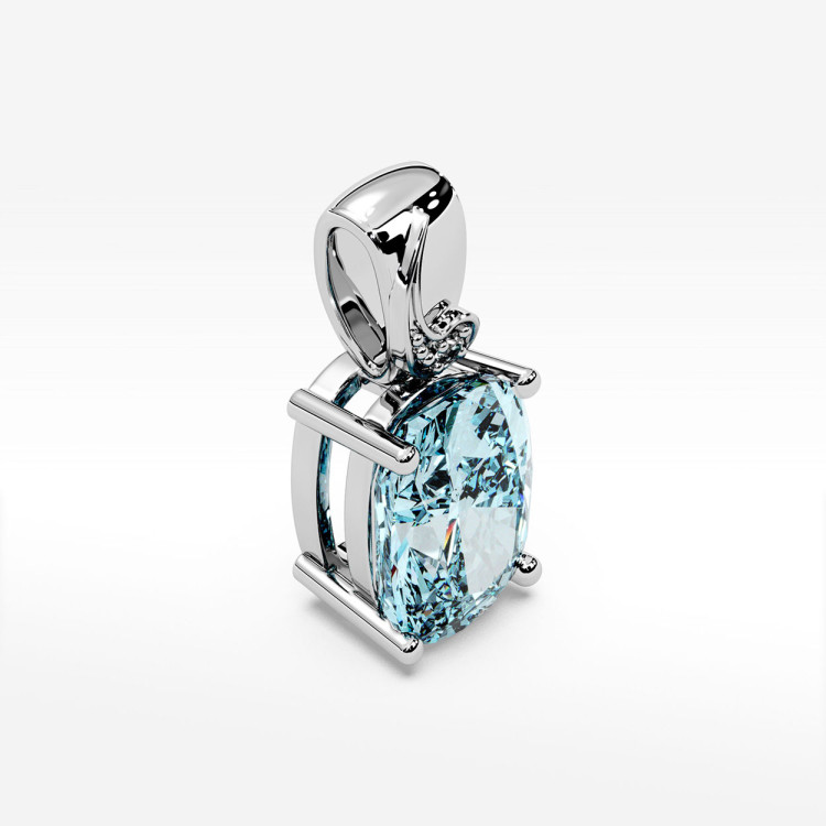 Zawieszka z topazem i diamentami