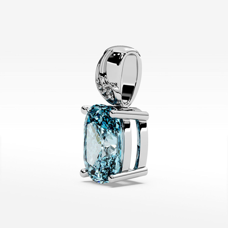 Zawieszka z topazem i diamentami