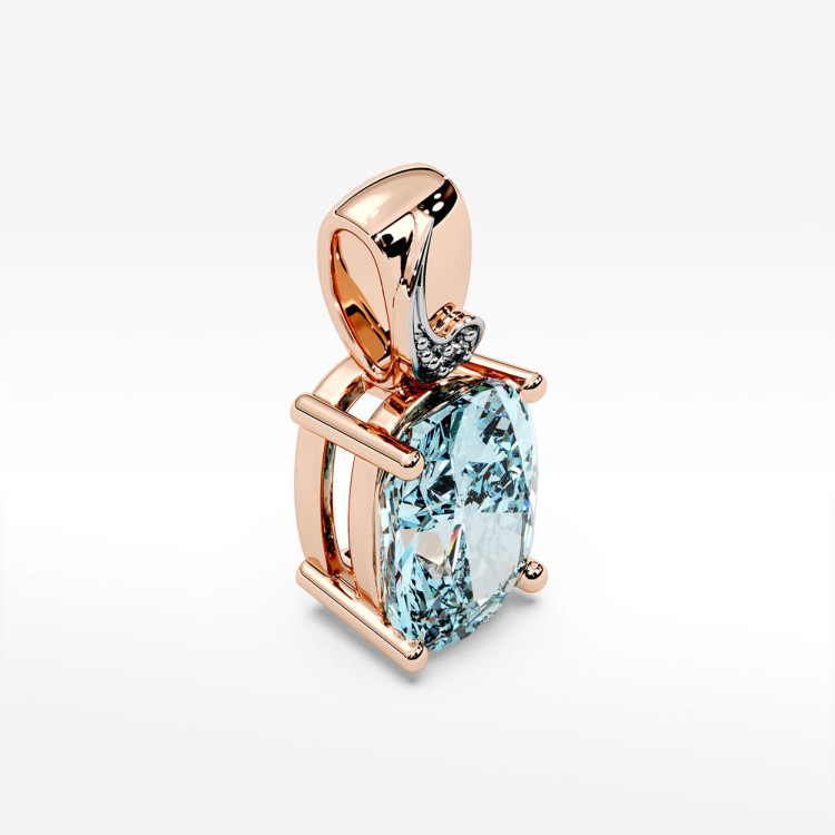 Zawieszka z topazem i diamentami