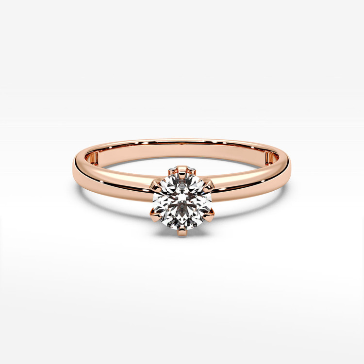 Pierścionek ze złota z diamentem