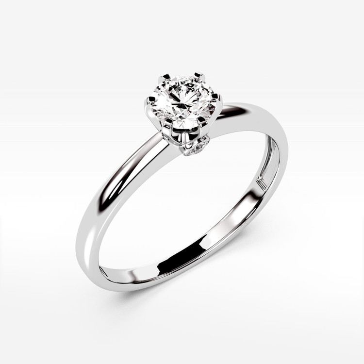 Pierścionek ze złota z diamentem