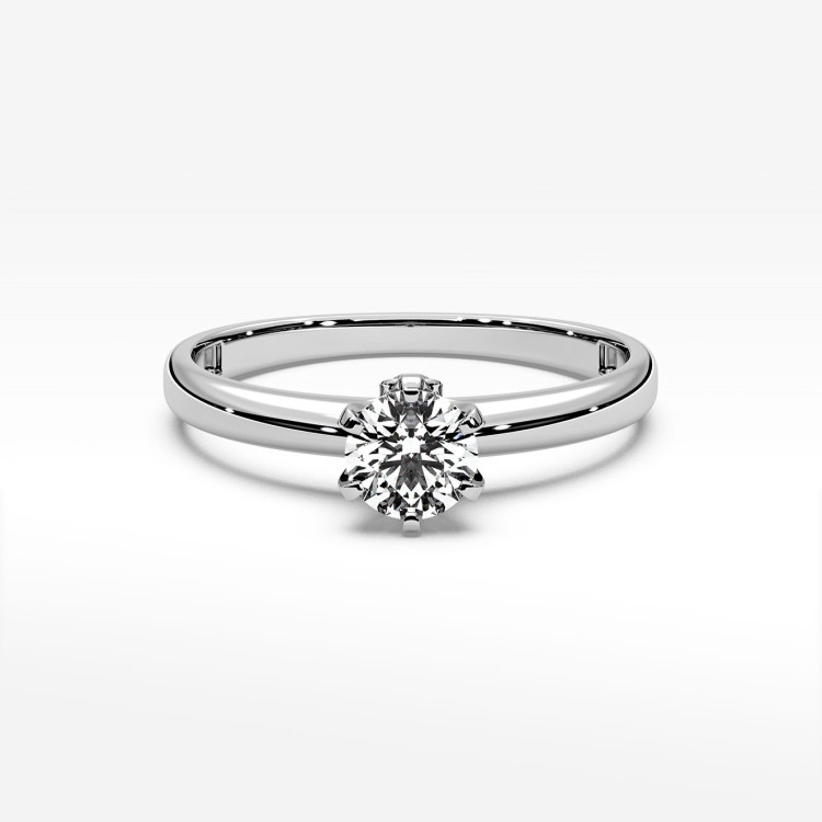 Pierścionek ze złota z diamentem