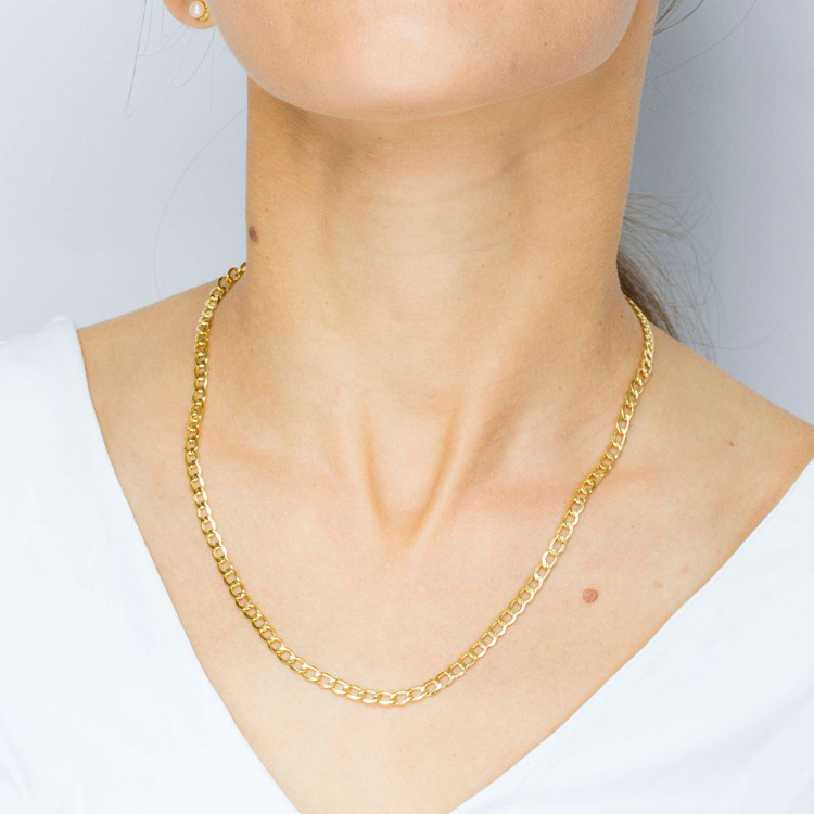 Łańcuszek ze złota pancerka