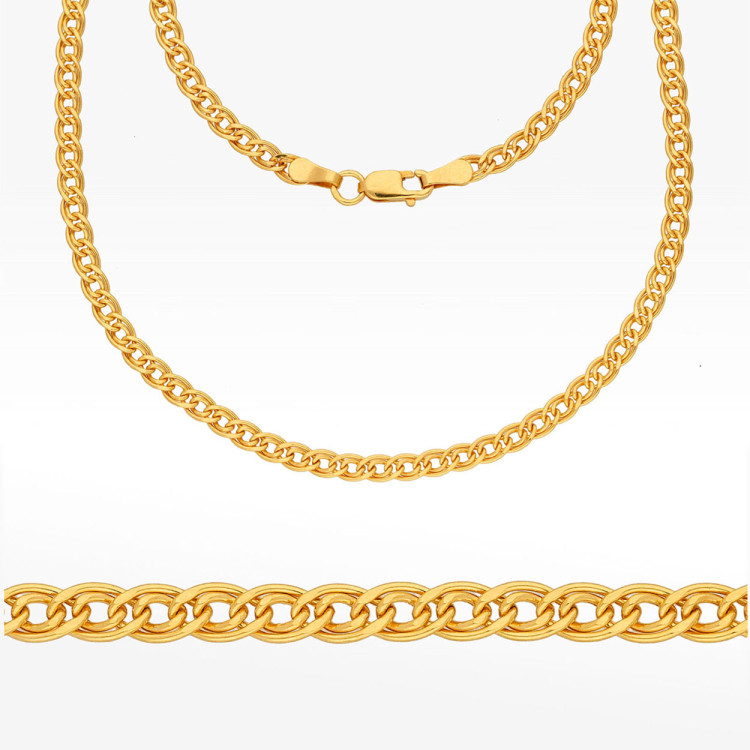 Łańcuszek ze złota mona lisa