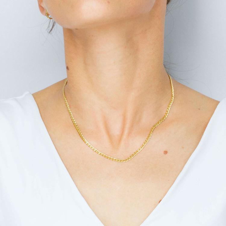 Łańcuszek ze złota mona lisa