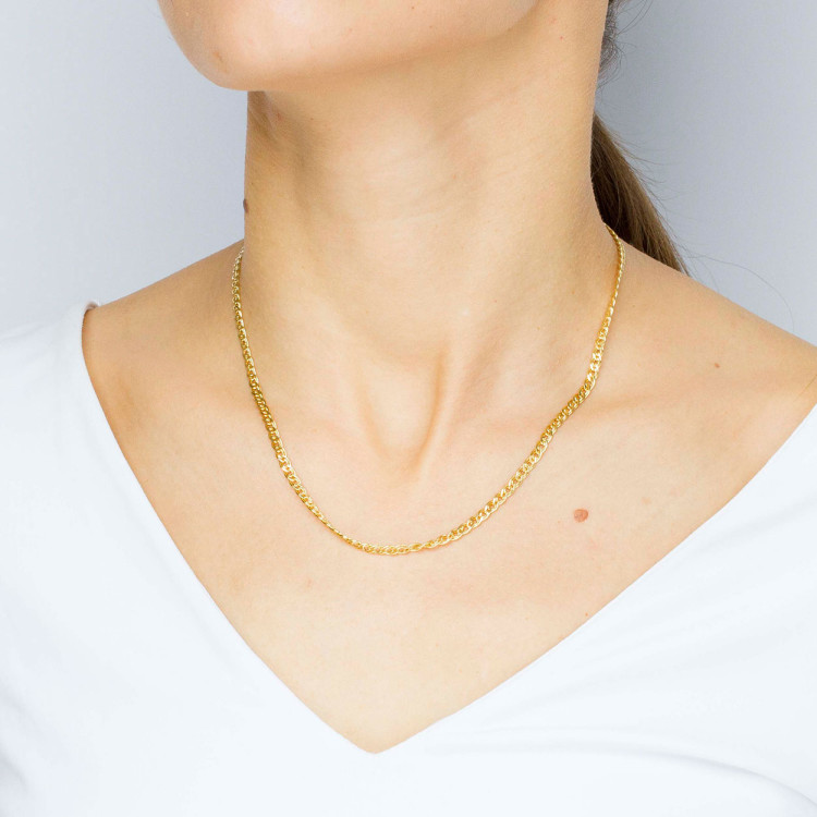 Łańcuszek ze złota mona lisa