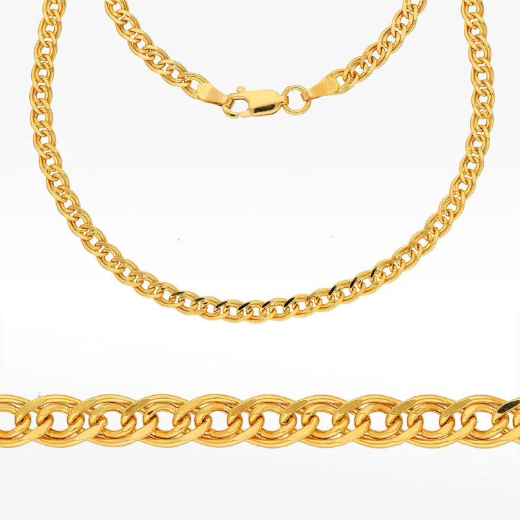 Łańcuszek ze złota mona lisa