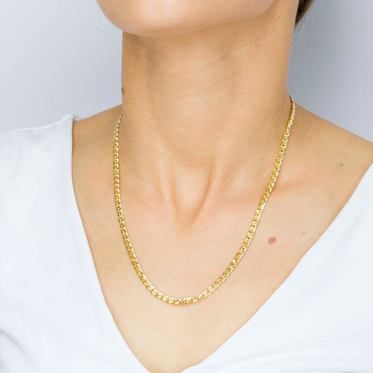 Łańcuszek ze złota mona lisa